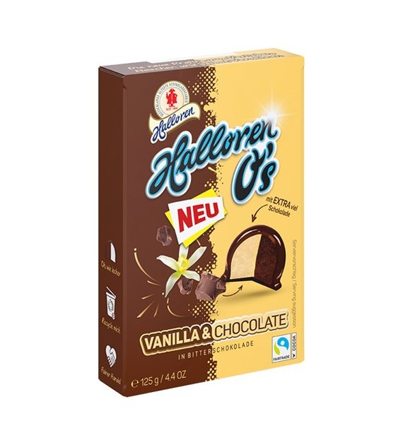 Halloren O's Vanilla & Chocolate 12szt 125g