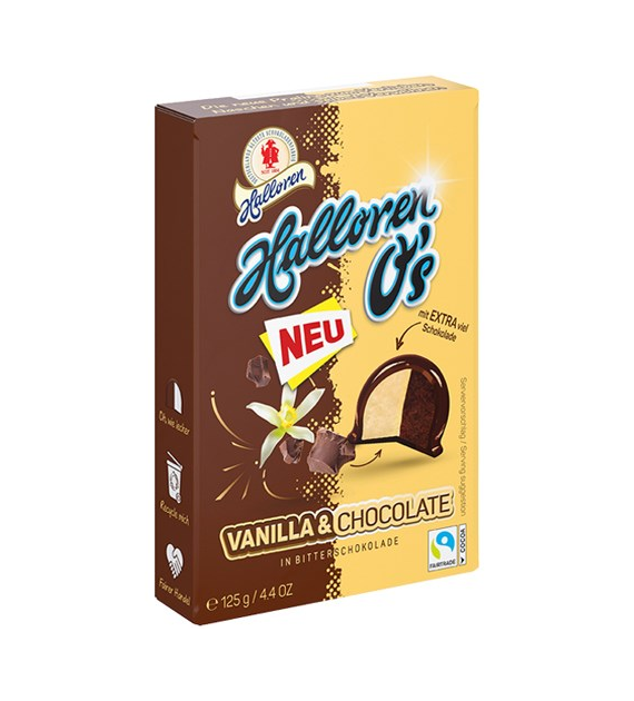 Halloren O's Vanilla & Chocolate 12szt 125g