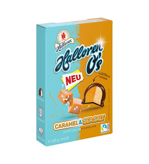 Halloren O's Caramel & Sea Salt 12szt 125g