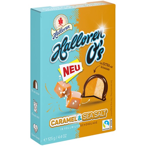 Halloren O's Caramel & Sea Salt 12szt 125g