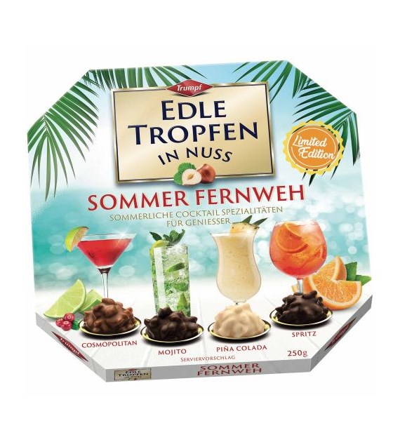 Trumpf Edle Tropfen in Nuss Sommer Fernweh 250g