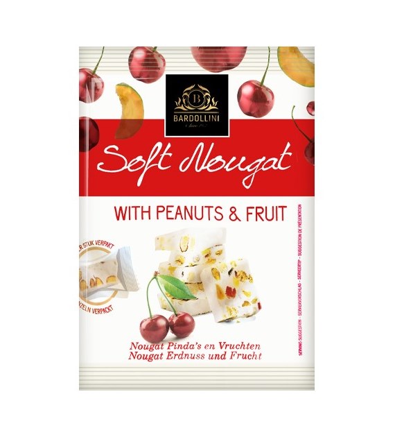 Bardollini Soft Nougat With Peanuts & Fruit 160g