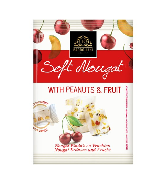 Bardollini Soft Nougat With Peanuts & Fruit 160g