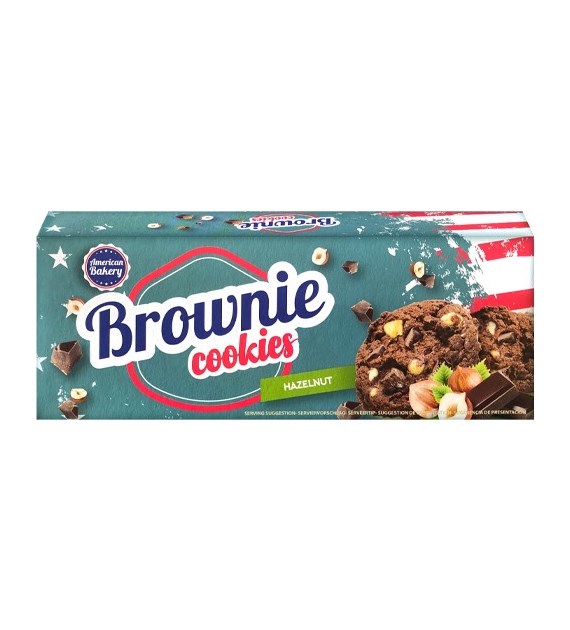 American Bakery Brownie Cookies Hazelnut 106g