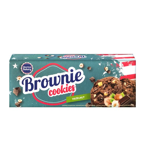 American Bakery Brownie Cookies Hazelnut 106g