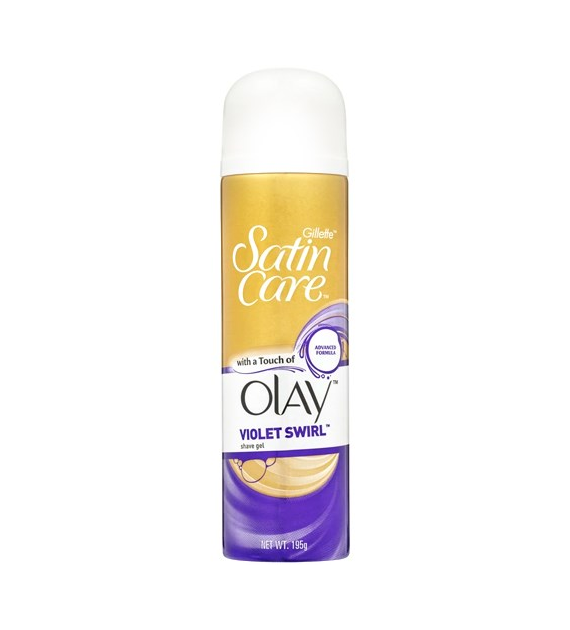 Gillette Satin Care Olay Violet Shave Gel 200ml