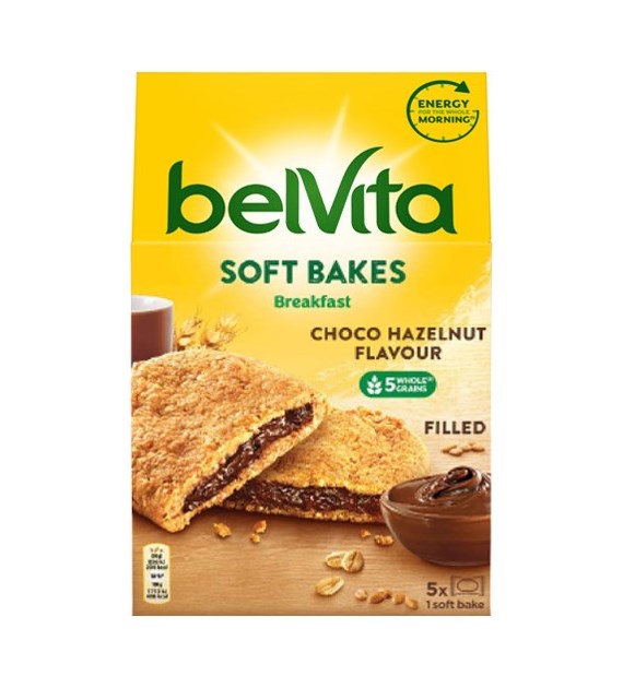 Belvita Soft Bakes Choco Hazelnut 5szt 250g