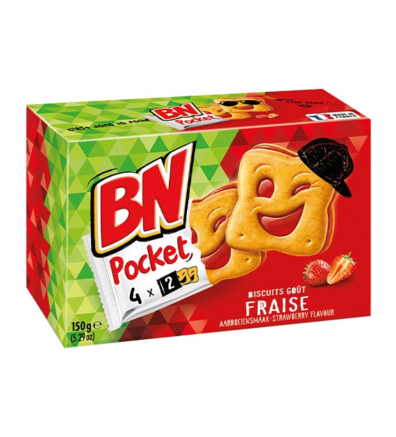 BN Pocket Fraise 4szt 150g
