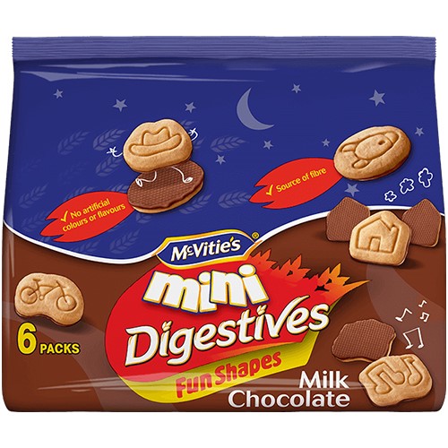 McVitie's Mini Digestives Fun Shapes Milk 114g