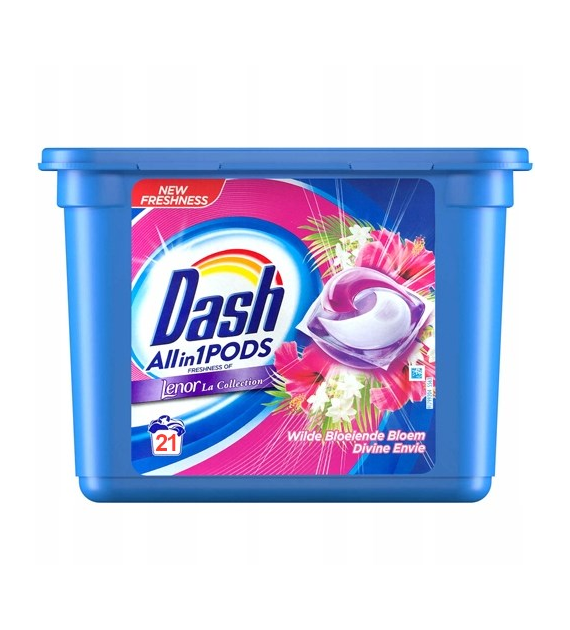 Dash All in 1 Pods Lenor Wilde Bloeiende 21p 499g