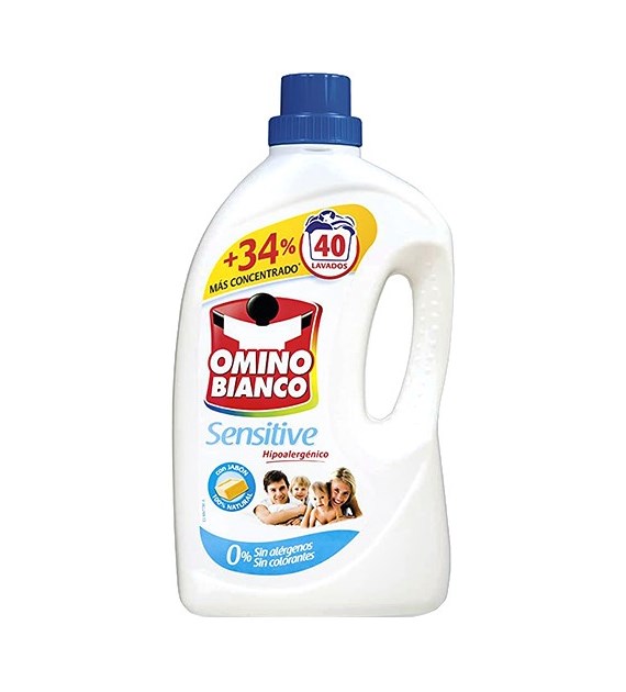 Omino Bianco Sensitive Hypoallergenic Gel 40p 2L