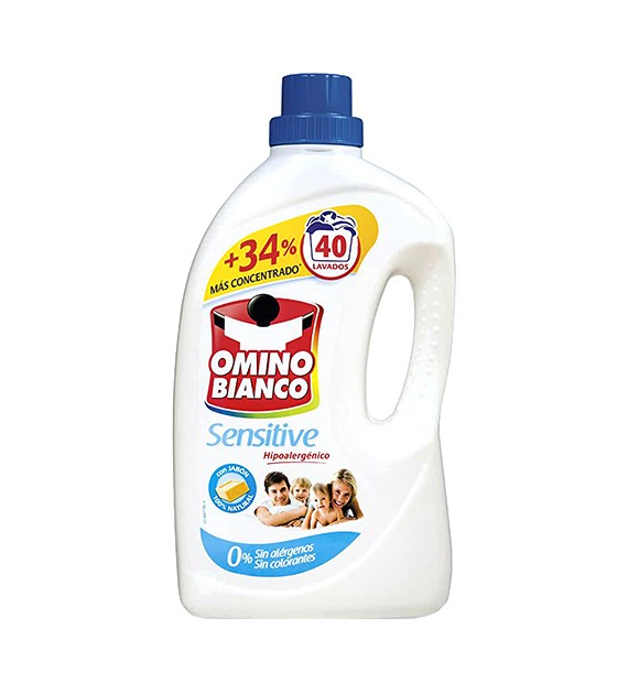 Omino Bianco Sensitive Hypoallergenic Gel 40p 2L