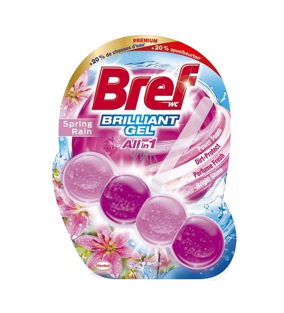 Bref Brilliant Gel Spring Rain Zawieszka WC 42g