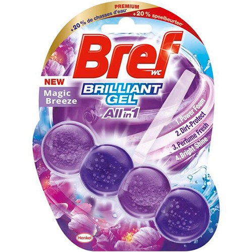 Bref Brilliant Gel Magic Breeze Zawieszka WC 42g