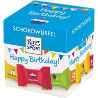 Ritter Sport Schokowurfel Happy Birthday 192g