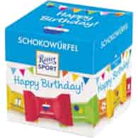 Ritter Sport Schokowurfel Happy Birthday 192g