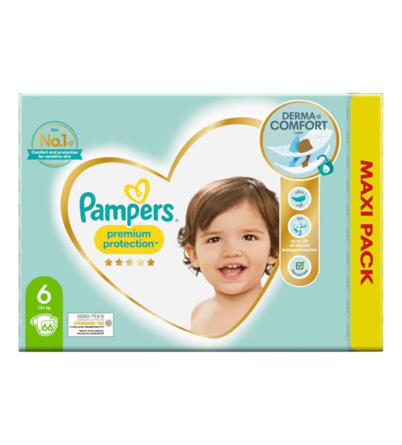Pampers 6 Premium Protection 66szt