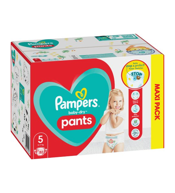 Pampers 5 Pants Baby-Dry 82szt