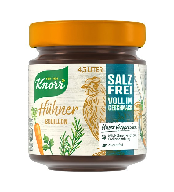 Knorr Bouillon Huhner Salz Frei 85g