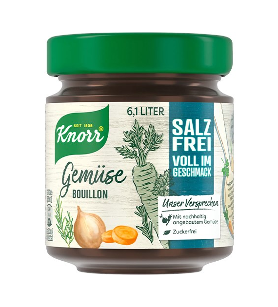 Knorr Bouillon Gemuse Salz Frei 85g