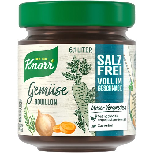 Knorr Bouillon Gemuse Salz Frei 85g