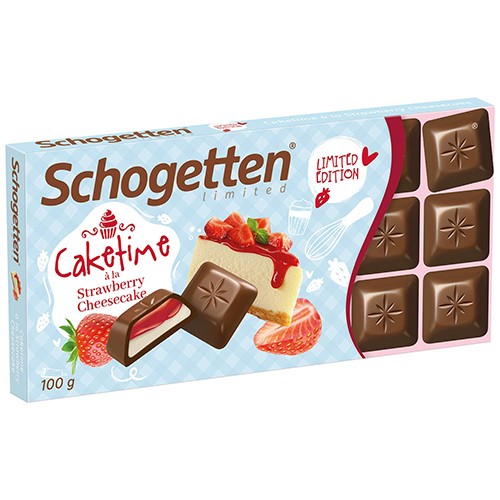 Schogetten Caketime Strawberry Cheesecake 100g