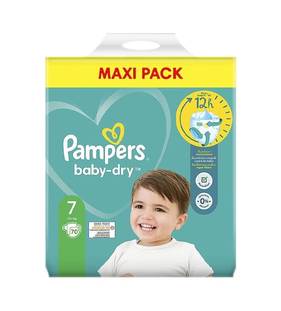 Pampers 7 Baby-Dry 70szt