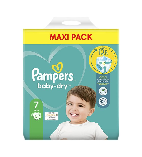 Pampers 7 Baby-Dry 70szt