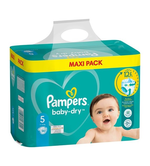 Pampers 5 Baby-Dry 90szt