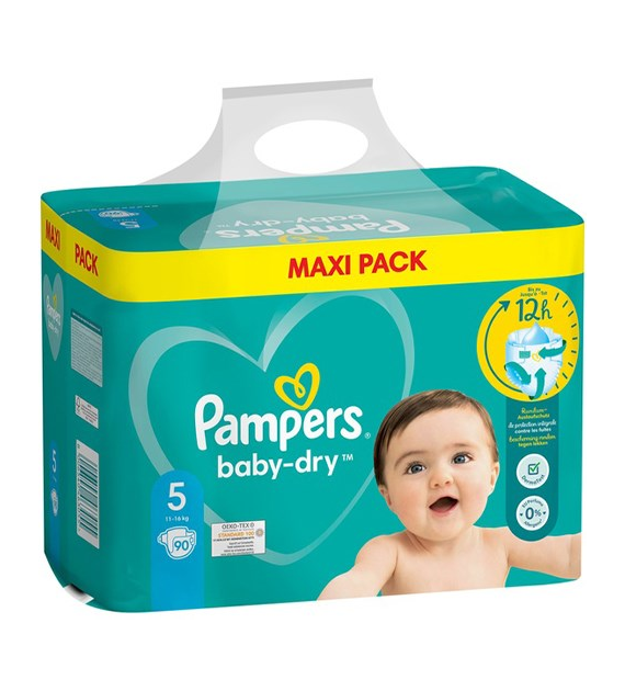Pampers 5 Baby-Dry 90szt