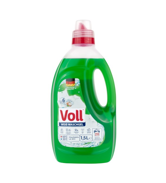 Voll Weiss Waschgel 20p 1,5L