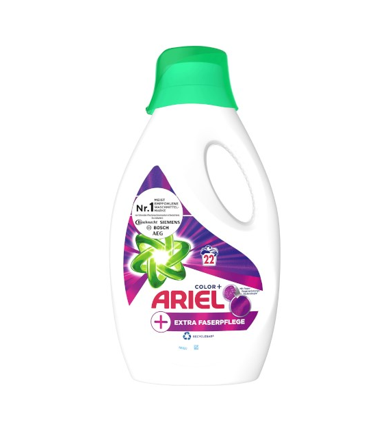 Ariel Color+ Extra Faserpflege Gel 22p 1,2L