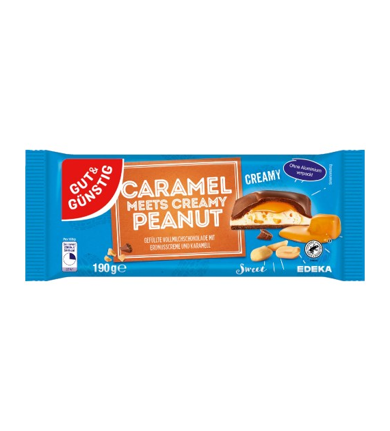 G&G Caramel Meets Creamy Peanut Czekolada 190g