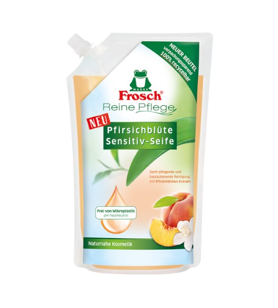 Frosch Reine Pflege Pfirsich Seife Zapas 500ml