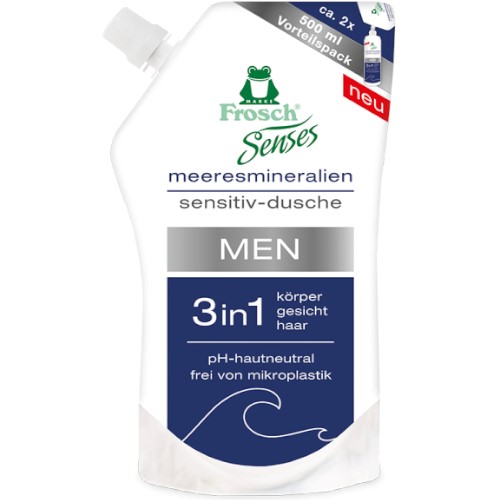 Frosch Senses MEN Meeresmineralien Dusche 500ml