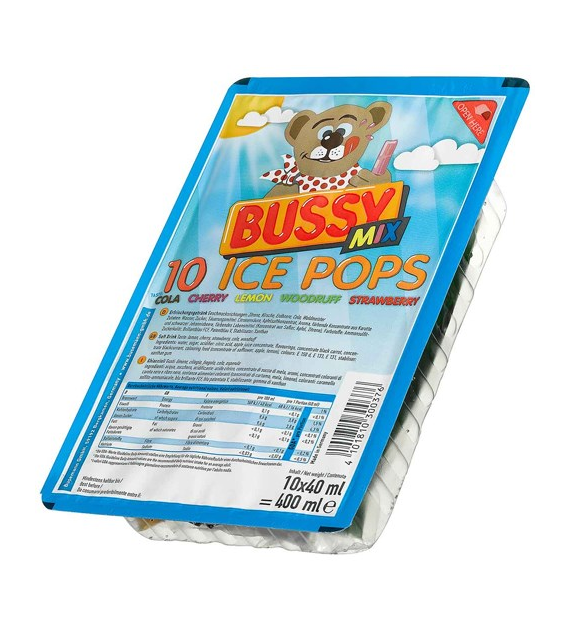 Bussy Mix 10 Ice Pops 400ml