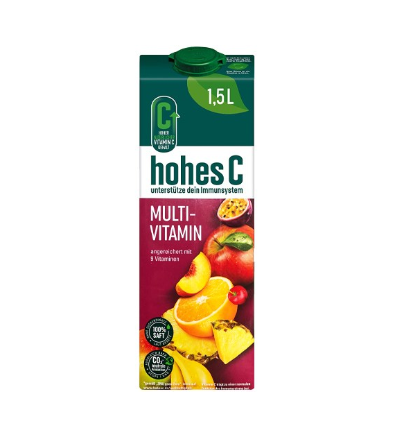 Hohes C Multivitamin Sok Karton 1,5L
