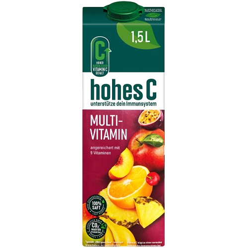 Hohes C Multivitamin Sok Karton 1,5L