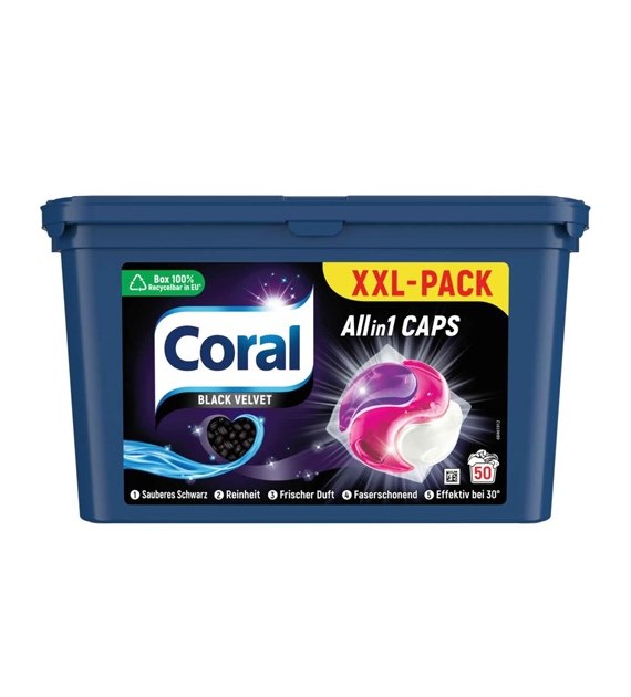 Coral Black Velvet Caps 50p 1kg
