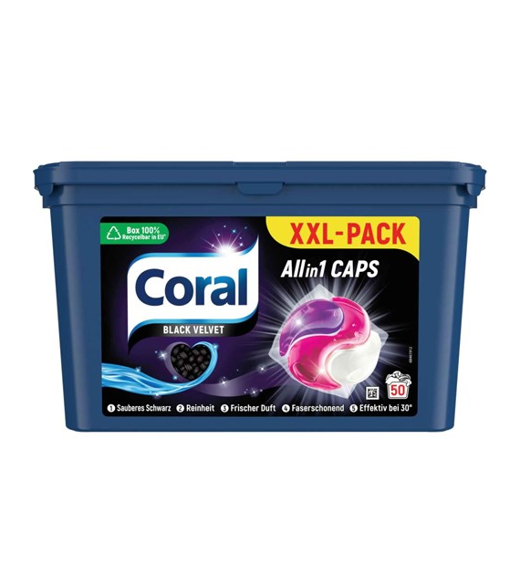 Coral Black Velvet Caps 50p 1kg