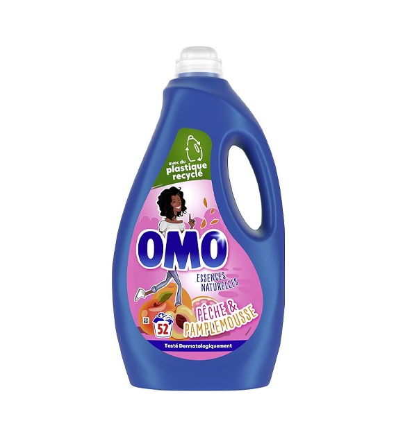 OMO Peche & Pamplemousse Gel 52p 2,6L