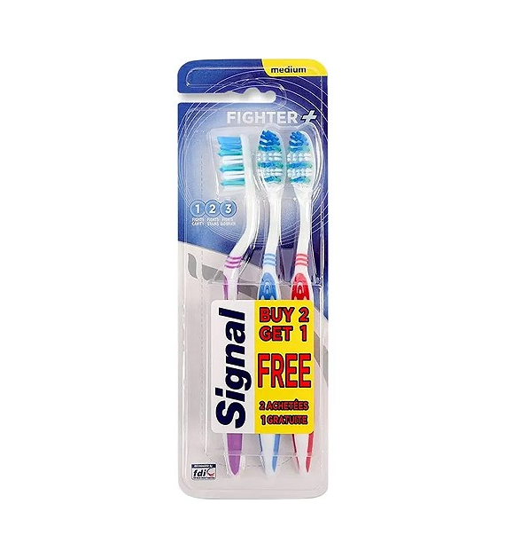 Signal Fighter+ Soft Szczoteczki 3szt