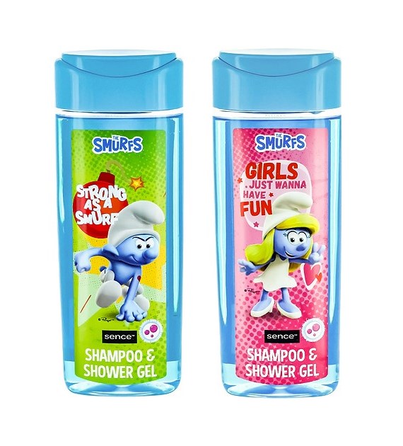 Sence Smurfs Shampoo & Shower Gel 210ml