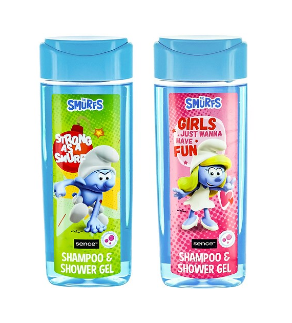 Sence Smurfs Shampoo & Shower Gel 210ml