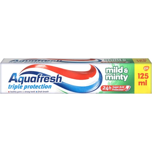 Aquafresh Triple Protection Mild Minty Pasta 125g