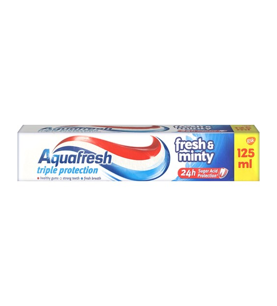Aquafresh Triple Protection Fresh Minty Pasta 125g