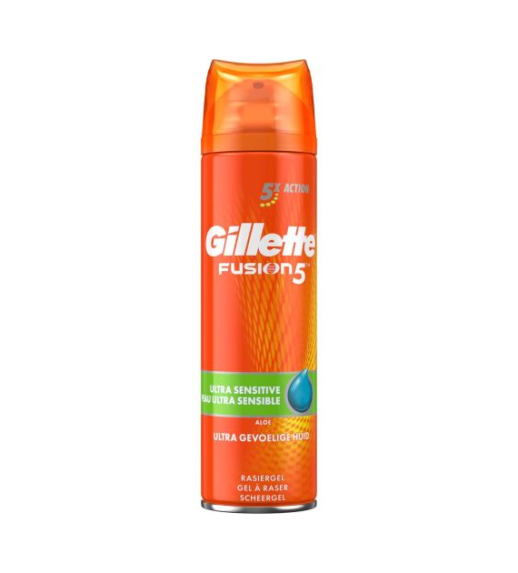 Gillette Fusion 5 Ultra Sensitive Aloe Gel 200ml