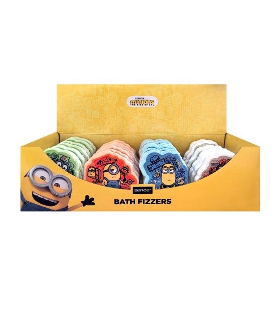 Sence Minions Bath Fizzers BOX 24szt 1,4kg