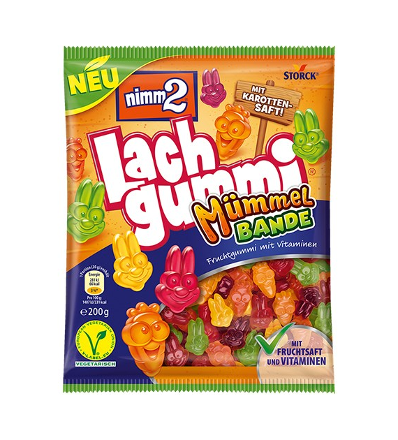 Nimm2 Lach Gummi Mummel Bande 200g