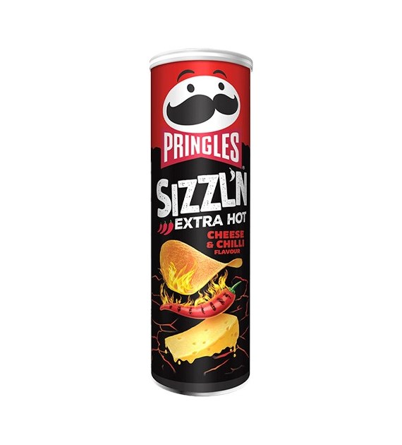 Pringles Sizzl'n Extra Hot Cheese & Chilli 180g